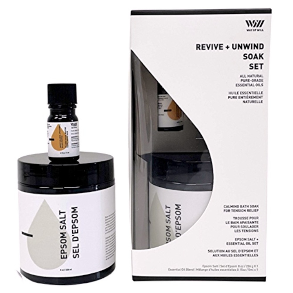 New Way of Will Revive + Unwind Soak Set
SWEET ORANGE, SPEARMINT & BLACK PEPPER